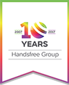 Tech anniversary logo - 10 years